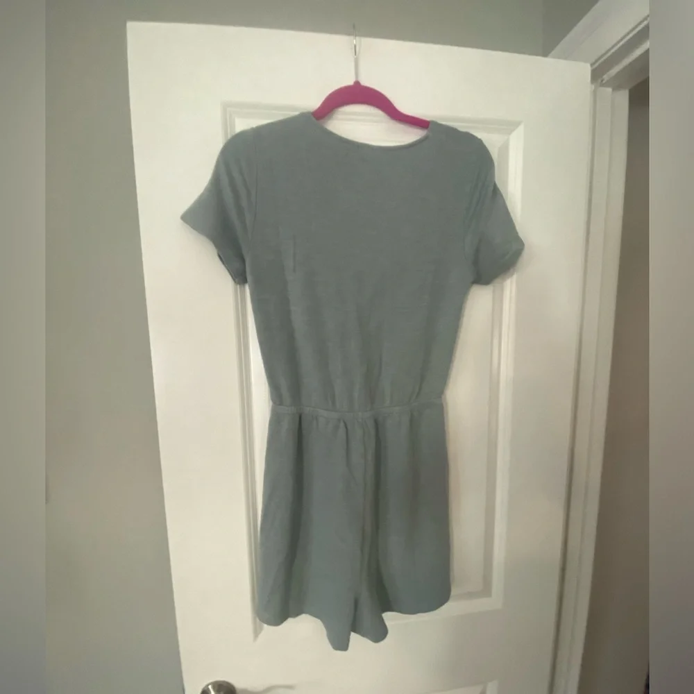 NWT Monrow Women’s Twisted Cutout French Terry Romper in Large